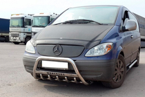 Mercedes Viano 2004–2014 Bullbar WT003/004 (rustfrit stål) 60 mm, uden logo foto 1