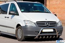 Mercedes Viano 2004–2014 Bullbar WT003/004 (rustfrit stål) 60 mm, uden logo foto 2