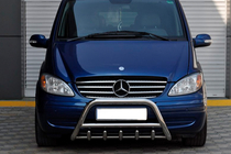 Mercedes Viano 2004–2014 Bullbar WT003/004 (rustfrit stål) 60 mm, uden logo foto 6