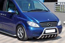 Mercedes Viano 2004–2014 Bullbar WT003/004 (rustfrit stål) 60 mm, uden logo foto 10