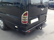 Mercedes Sprinter W901/902/903/904/905 1995–2006 Krom pyntelister til bremselygter (2 stk., rustfrit stål) OmsaLine - Italiensk rustfrit stål foto 1