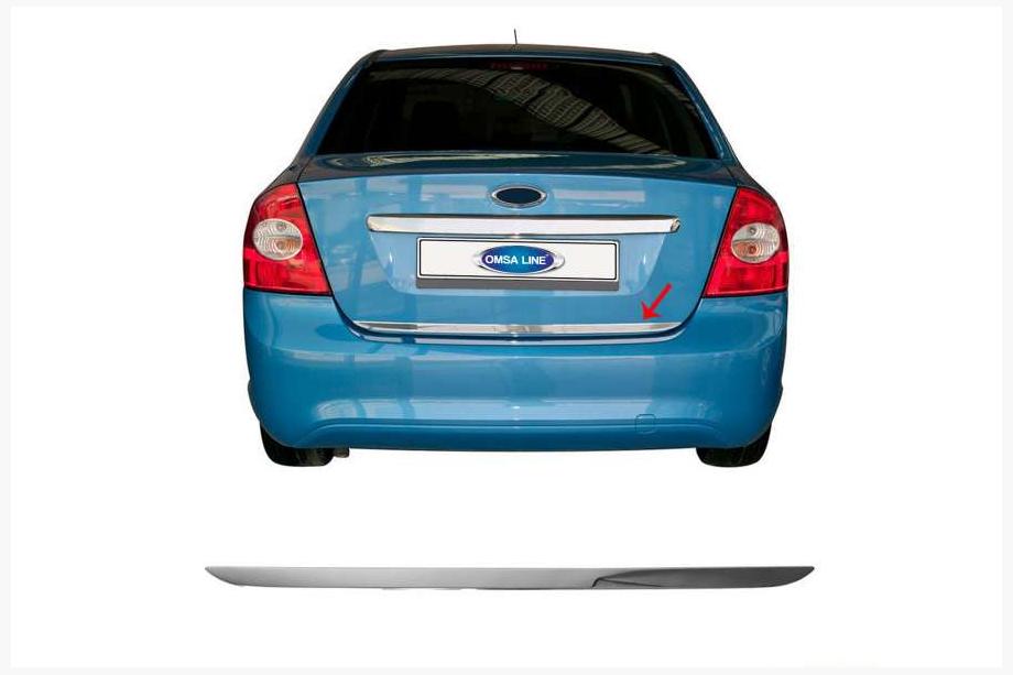 Ford Focus II 2008–2011 Bagklapkantliste (Sedan, rustfrit stål) Foto 1