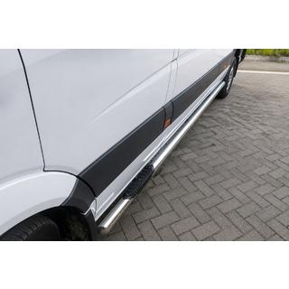 Siderør (2 stk., rustfrit stål) Mercedes Sprinter W906 2006–2018 foto 1