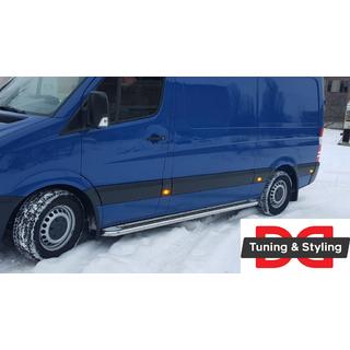 Premium sidetrin (sæt 2 stk., rustfrit stål) Mercedes Sprinter W906 2006–2018 foto 3