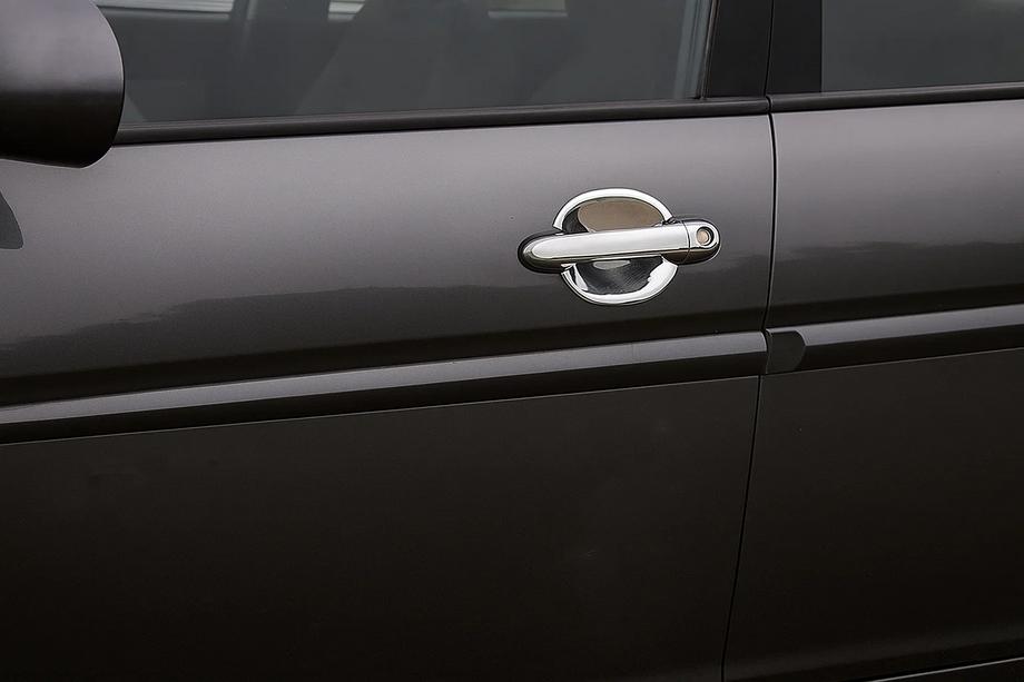 Hyundai Accent 2006–2010 Rustfri stål dørgrebsskåle (4 stk.) Foto 1