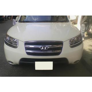 Kromliste til kølergrill (2006-2010, 2 stk., rustfrit stål) Hyundai Santa Fe 2 2006–2012 foto 3