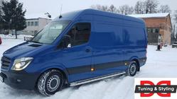 Volkswagen Crafter 2006–2016 Premium sidetrin (sæt 2 stk., rustfrit stål) foto 3