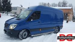 Volkswagen Crafter 2006–2016 Premium sidetrin (sæt 2 stk., rustfrit stål) foto 5