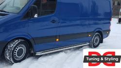 Volkswagen Crafter 2006–2016 Premium sidetrin (sæt 2 stk., rustfrit stål) foto 6