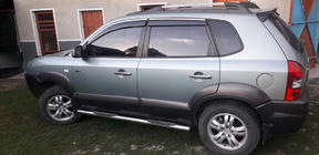 Hyundai Tucson JM 2004– Dørgrebsafdækninger (4 stk., rustfrit stål) foto 3