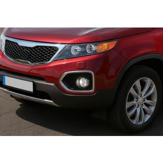 Krom indfatning til tågelygter 2010-2013 (2 stk., rustfrit stål) Kia Sorento II XM 2009–2014 foto 1