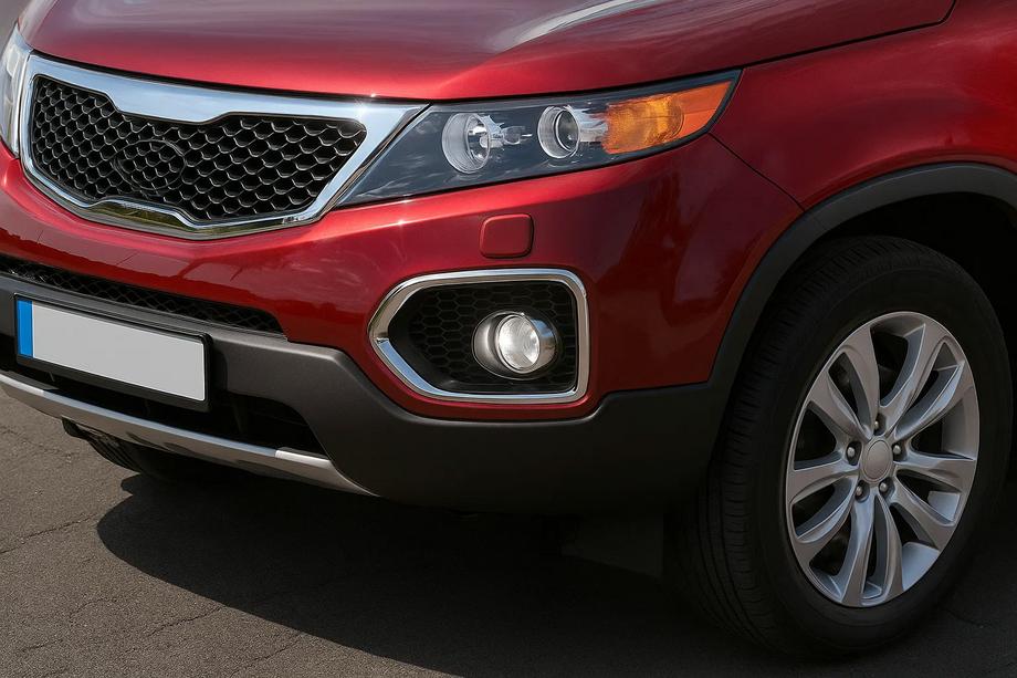 Kia Sorento II XM 2009–2014 Krom indfatning til tågelygter 2010-2013 (2 stk., rustfrit stål) Foto 1
