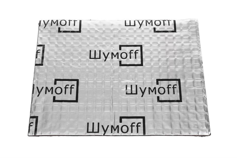 Shumoff Mix-serie vibroisoleringsmåtte (27x37 cm) Шумофф Мікс Ф SE - 4,5 mm Foto 2
