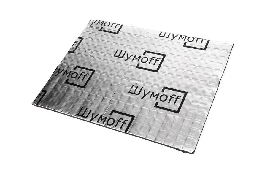 Shumoff Mix-serie vibroisoleringsmåtte (27x37 cm) Шумофф Мікс Ф SE - 4,5 mm Foto 3