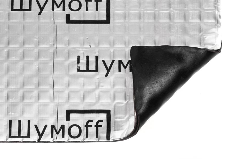 Shumoff Mix-serie vibroisoleringsmåtte (27x37 cm) Шумофф Мікс Ф - 4,4 mm Image
