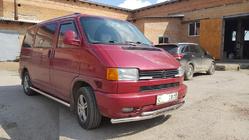 Volkswagen T4 Transporter 1990–2003 Forreste dobbelt kaenguruboejle ST014 (rustfrit staal) 60/42 mm foto 5