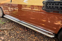 Volkswagen T4 Transporter 1990–2003 Premium sidetrin (2 stk., rustfrit stål) Lang akselafstand, 60 mm foto 9