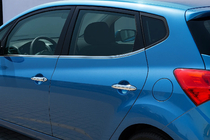 Kia Venga 2010–2019 Vindueslister (4 stk., rustfrit stål) foto 1