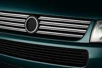 Volkswagen T4 Caravelle/Multivan 1990–2003 Grillliste til skrå motorhjelm (8 stk., rustfrit stål) Carmos - Tyrkisk stål foto 1