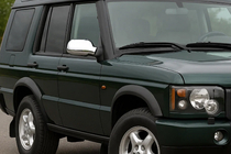 Land Rover Discovery II 1998–2004 Spejlkåber til sidespejle (2 stk., rustfrit stål) Carmos - Tyrkisk stål foto 1