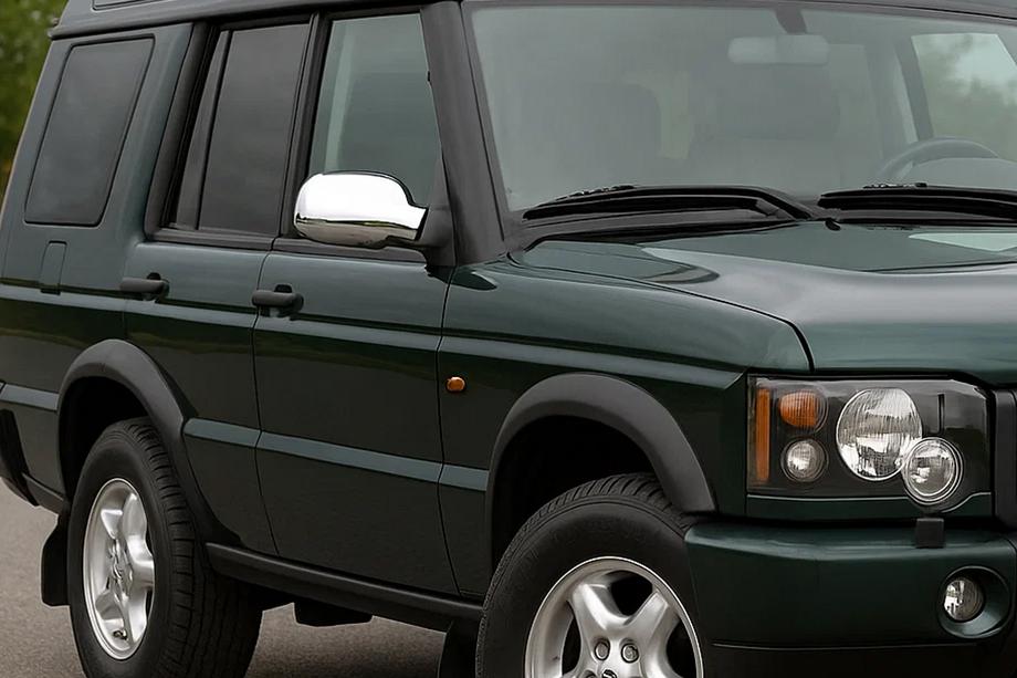 Land Rover Discovery II 1998–2004 Spejlkåber til sidespejle (2 stk., rustfrit stål) Carmos - Tyrkisk stål Image