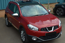 Nissan Qashqai 2010–2014 Krom pyntelister til tågelygter med fordybning (2 stk., plast) foto 1