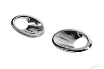 Nissan Qashqai 2010–2014 Krom pyntelister til tågelygter med fordybning (2 stk., plast) foto 6