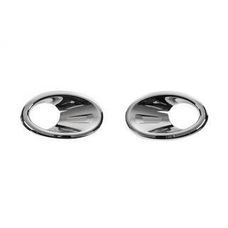 Krom pyntelister til tågelygter med fordybning (2 stk., plast) Nissan Qashqai 2010–2014 foto 2