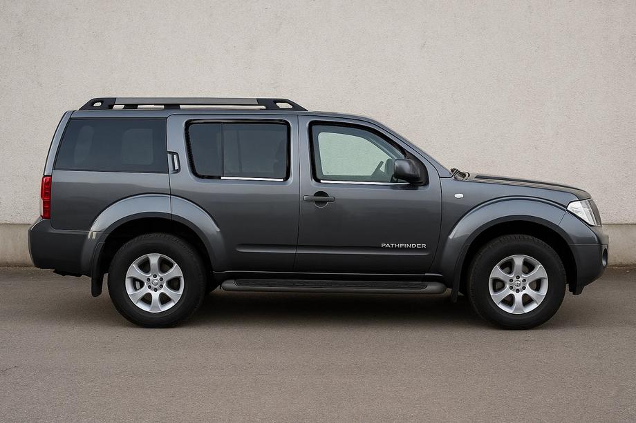 Nissan Pathfinder R51 2005–2014 Vindueslister (4 stk., rustfrit stål) OmsaLine - italiensk rustfrit stål Image