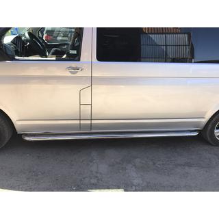Premium sidetrin (2 stk., rustfrit stål) Volkswagen T5 Transporter 2003–2010 foto 3
