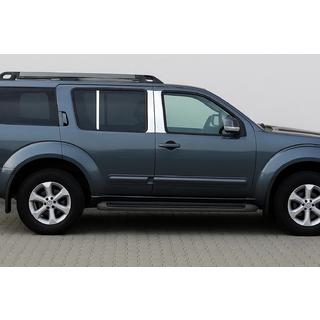 Dørstolpe-lister (6 stk., rustfrit stål) Nissan Pathfinder R51 2005–2014 foto 1