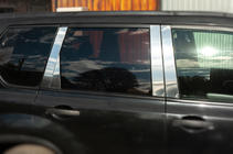 Nissan X-trail T31 2007–2014 Dørstolpelister (8 stk., rustfrit stål) foto 6