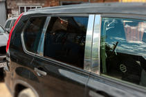 Nissan X-trail T31 2007–2014 Dørstolpelister (8 stk., rustfrit stål) foto 2