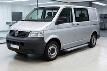 Volkswagen T5 Multivan 2003–2010 Sidetrin Maya V2 (2 stk., aluminium) Lang akselafstand foto 1