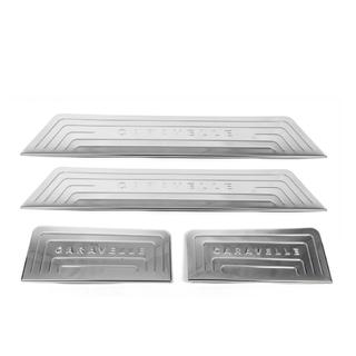 Indvendige dørtrinslister (Omsa, rustfrit stål) Volkswagen T5 Caravelle 2004–2010 foto 3