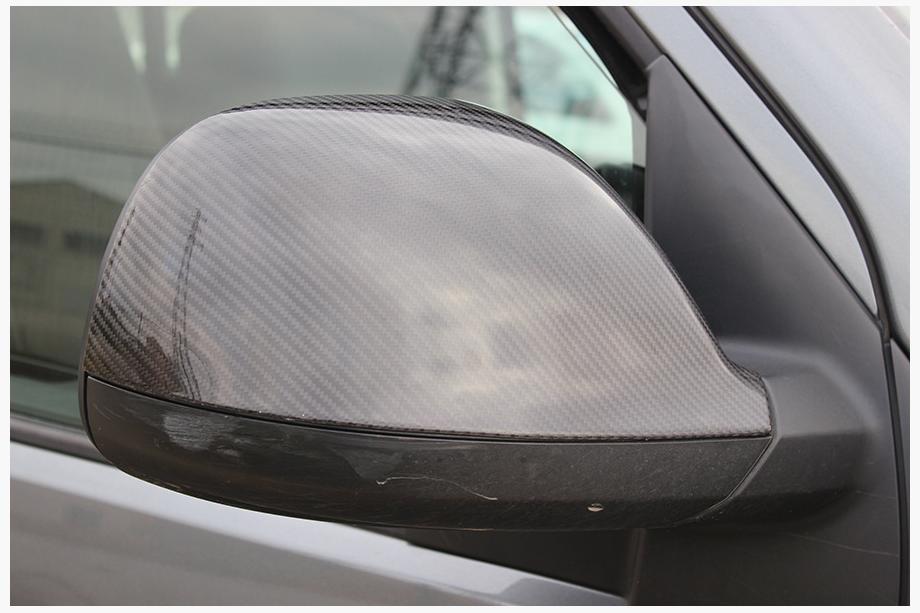 Volkswagen T5 2010–2015 Spejlkåber (2 stk., carbon) Kulfiber-look belægning Foto 6