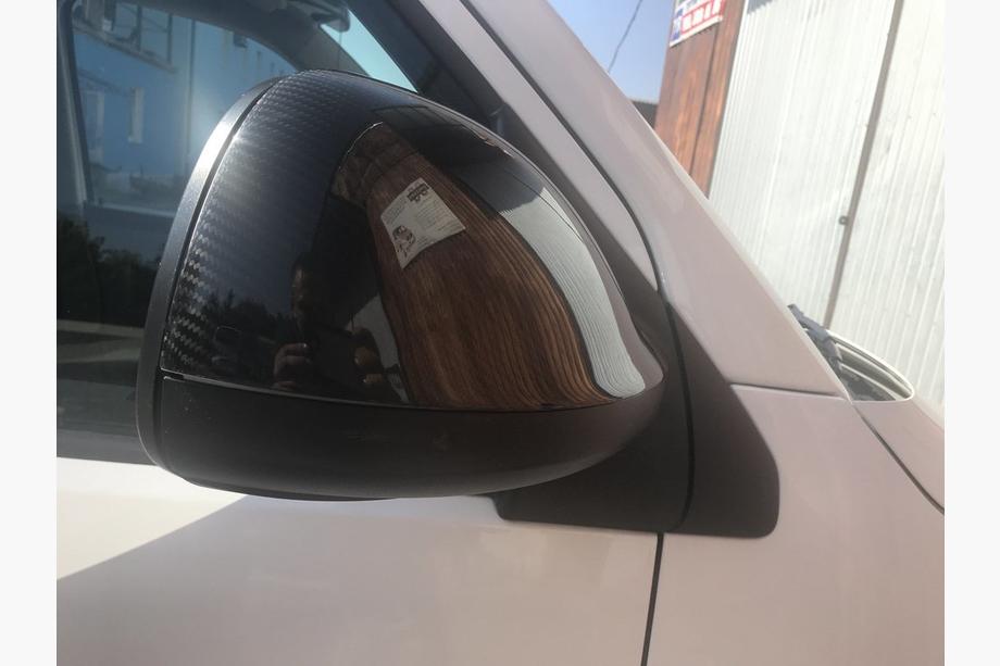 Volkswagen T5 2010–2015 Spejlkåber (2 stk., carbon) Kulfiber-look belægning Foto 10