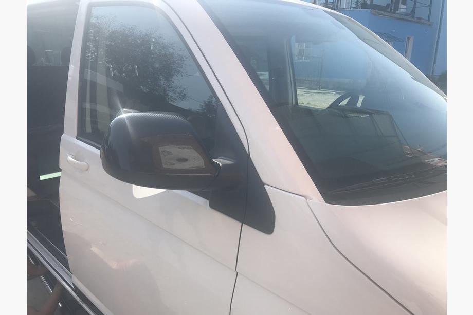 Volkswagen T5 2010–2015 Spejlkåber (2 stk., carbon) Kulfiber-look belægning Foto 12