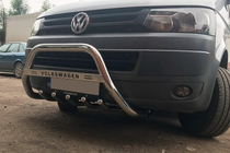 Volkswagen T5 2010–2015 Kængurugitter WT003 (rustfrit stål) 60 mm, med tekst foto 6