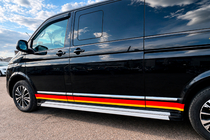 Volkswagen T5 2010–2015 Sidetrin Maya V2 (2 stk., aluminium) Kort akselafstand foto 5
