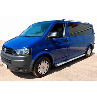 Sidetrin Maya V2 (2 stk., aluminium) Volkswagen T5 2010–2015 foto 1