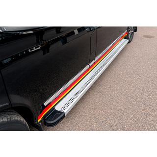 Sidetrin Maya V2 (2 stk., aluminium) Volkswagen T5 2010–2015 foto 4
