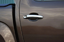 Volkswagen Amarok 2010–2022 Dørgrebsafdækninger (4 stk., rustfrit stål) OmsaLine - italiensk rustfrit stål foto 3