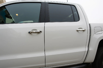 Volkswagen Amarok 2010–2022 Dørgrebsafdækninger (4 stk., rustfrit stål) OmsaLine - italiensk rustfrit stål foto 1