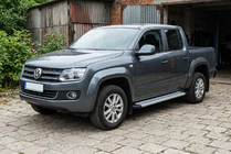 Volkswagen Amarok 2010–2022 Sidetrin Maya V2 (2 stk., aluminium) foto 1
