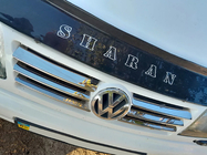 Volkswagen Sharan 1995–2010 Kølergrilllister (rustfrit stål) Årgang 2000-2008, 8 lister foto 1