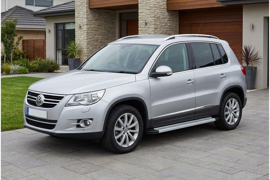 Volkswagen Tiguan 2007–2016 NYHED!!! Maya V2 sidetrin (2 stk., aluminium) Image