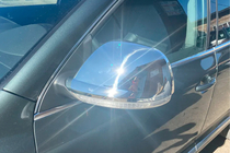 Volkswagen Touareg 2002–2010 Krom spejldæksler 2007-2010 (2 stk., rustfrit stål) Carmos - Tyrkisk stål foto 4