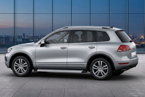 Volkswagen Touareg 2010–2018 Sidetrin Maya V2 (2 stk., aluminium) foto 1