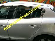 Renault Megane III 2009–2016 Øvre vindueslister (HB, 6 stk., rustfrit stål) foto 4